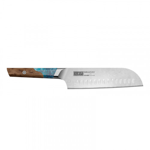 нож сантоку mikadzo damascus kuon (4992036)