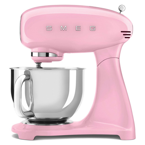 Планетарный миксер Smeg SMF03PKEU розовый