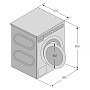 Размеры стиральной машины Asko W5096CW 745922