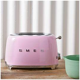 Тостер Smeg TSF01PKEU розовый