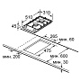 Схема встраивания и размеры Evelux HEG 330 X