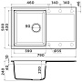 Размеры мойки Omoikiri Sakaime 79-PL платина 4993281