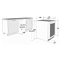 Схема встраивания и размеры Korting KFW 803 DB GN