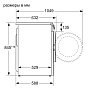 Размеры стиральной машины Bosch WGA142X6OE