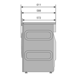 Размеры стиральной машины Asko W7096XG 745921