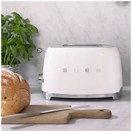 Тостер Smeg TSF01WHEU белый
