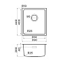 Размеры мойки Omoikiri Tadzava 39-U-I-GM 4993079