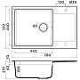 Omoikiri Daisen 78-LB-BE ваниль 4993686