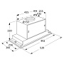 Размеры вытяжки Asko CC4527S