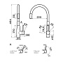 Размеры смесителя Yatomi-2-Plus-BN-BL 4994344