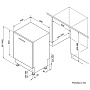 Схема встраивания и размеры Korting KDI 60460 SD