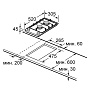 Схема встраивания и размеры Evelux HEG 325 WG