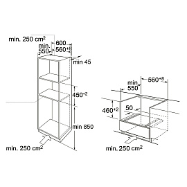 Схема встраивания и размеры Korting OKB 3230 GN