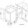 Схема встраивания и размеры Korting KDI 45980