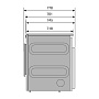 Размеры сушильной машины Asko T310HCXLW.P
