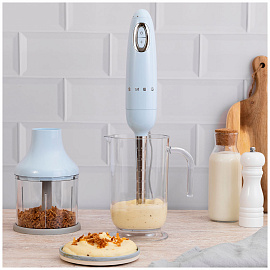 Блендер погружной Smeg HBF03PBEU пастельный голубой