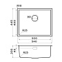 Размеры мойки Omoikiri Tadzava 54-U-I-IN 4993512