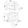 Размеры кофемашины Smeg CMS4604NRRU