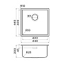 Размеры мойки Omoikiri Tadzava 44-U-I-IN Ultra 4993801