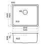 Размеры мойки Omoikiri Tadzava 54-U-I-LG Ultra 4993266