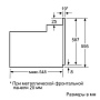 Схема встраивания и размеры Bosch HIJ517YB2R