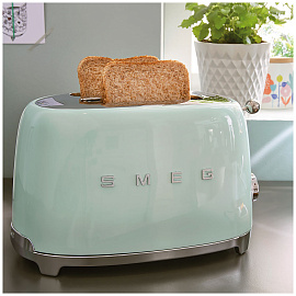 Тостер Smeg TSF01PGEU пастельный зеленый