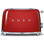 Тостер на 2 ломтика SMEG красный