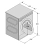 Размеры сушильной машины Asko T108HBW