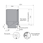Схема встраивания и размеры Asko DFI778UXXL