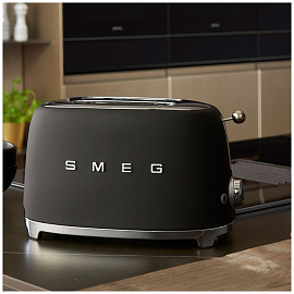 Тостер Smeg TSF01BLMEU черный матовый
