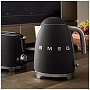 Электрический чайник Smeg KLF03BLMEU черный матовый