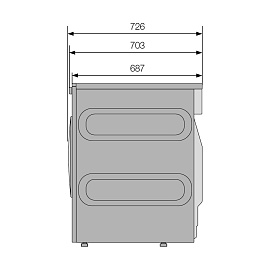 Размеры стиральной машины Asko W3114CXLW 745664