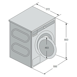 Размеры стиральной машины Asko W1094W 745662