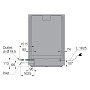 Схема встраивания и размеры Asko DFI747MU
