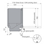 Схема встраивания и размеры Asko DSD544B