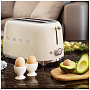 Тостер Smeg TSF01CREU кремовый